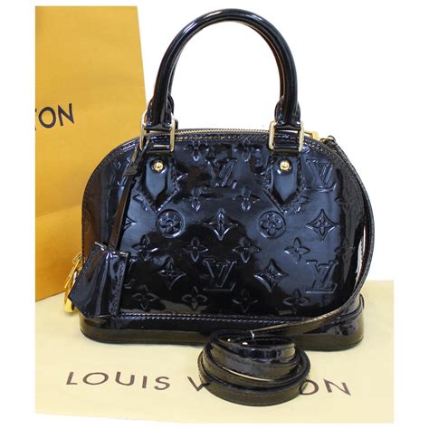 louis vuitton alma black bag|louis vuitton alma bag monogram.